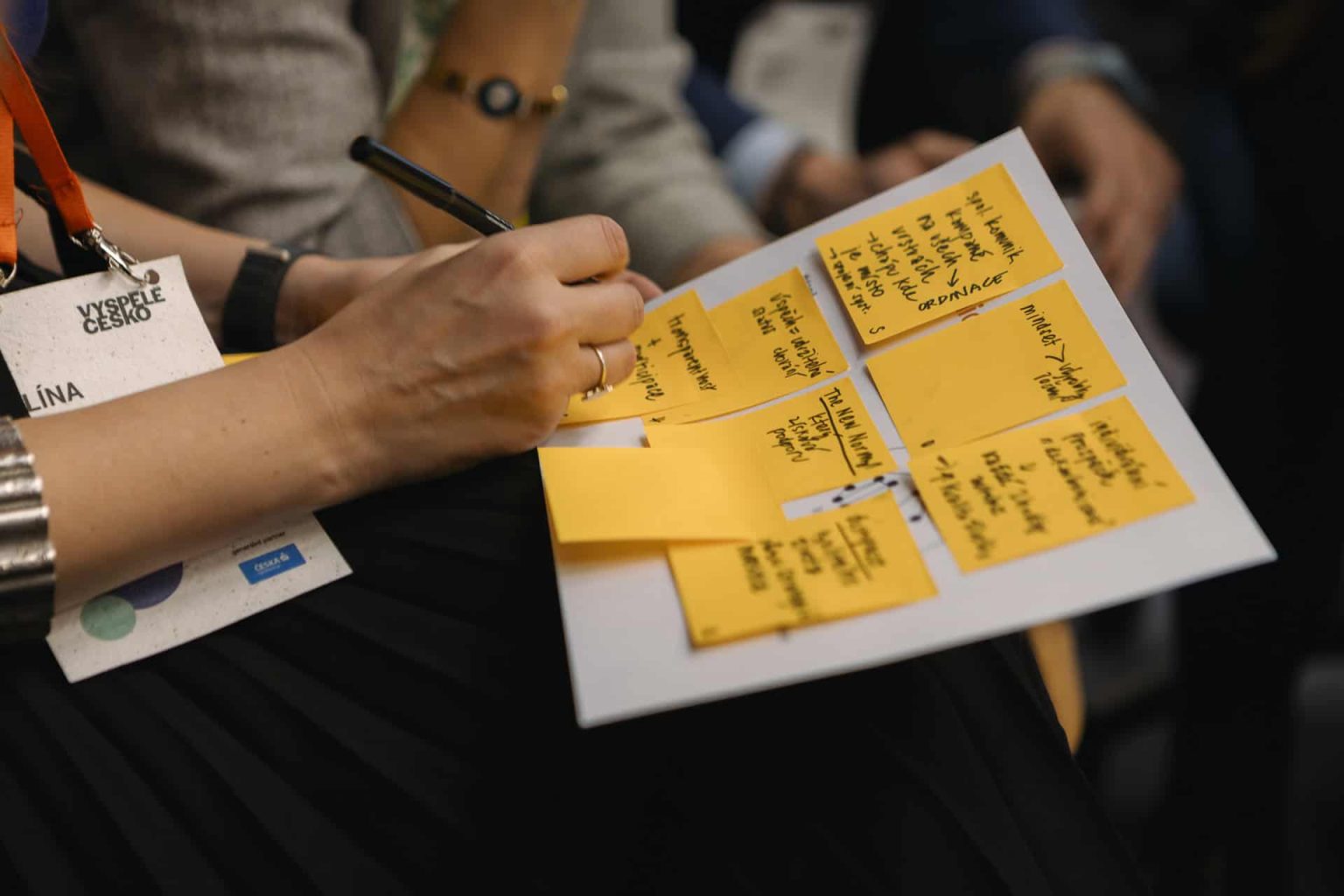 Účastníci konference během přednášky